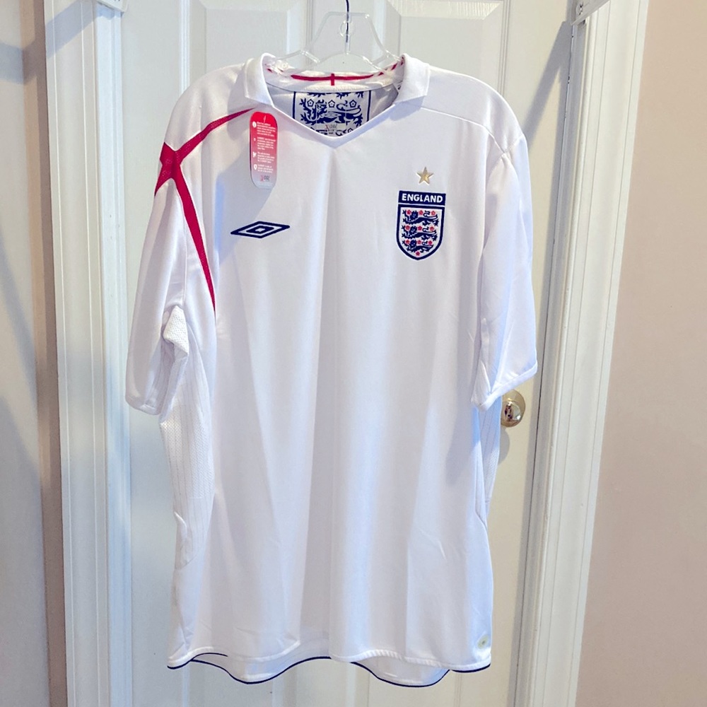 NWT White England sport shirt